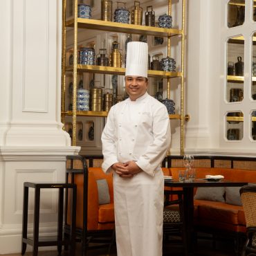 Kuldeep Negi, Chef de Cuisine of Tiffin Room, Raffles Singapore